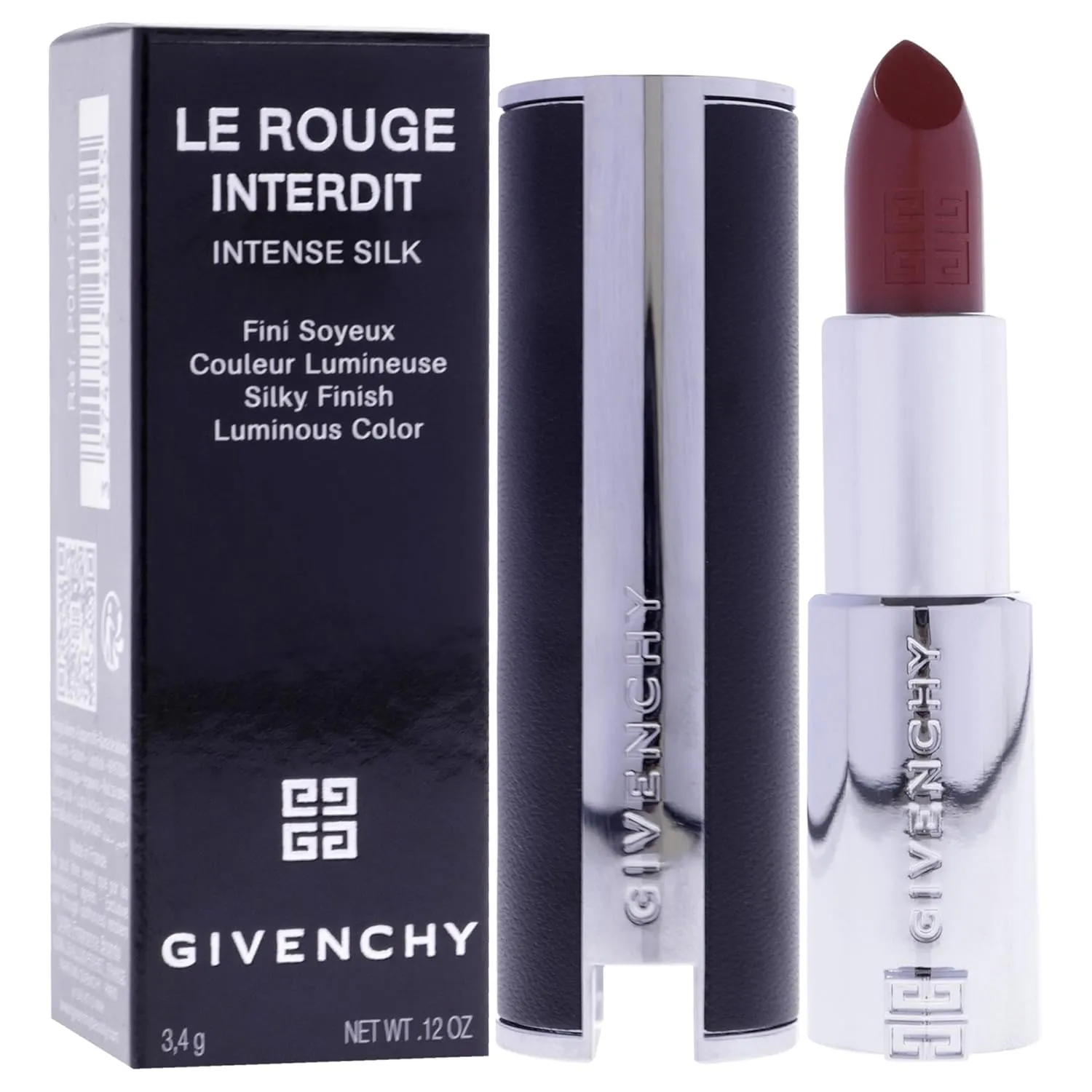Givenchy Le Rouge Interdit Intense Silk Lipstick - N333 L Iinterdit for Women - 0.11 oz Lipstick