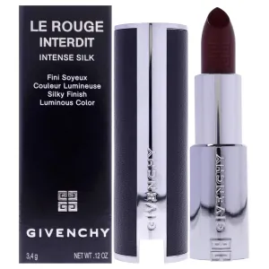 Givenchy Le Rouge Interdit Intense Silk Lipstick - N334 Grenat Volontaire for Women - 0.11 oz Lipstick