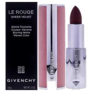 Givenchy Le Rouge Sheer Velvet Matte Lipstick - N17 Rouge Erable for Women - 0.11 oz Lipstick