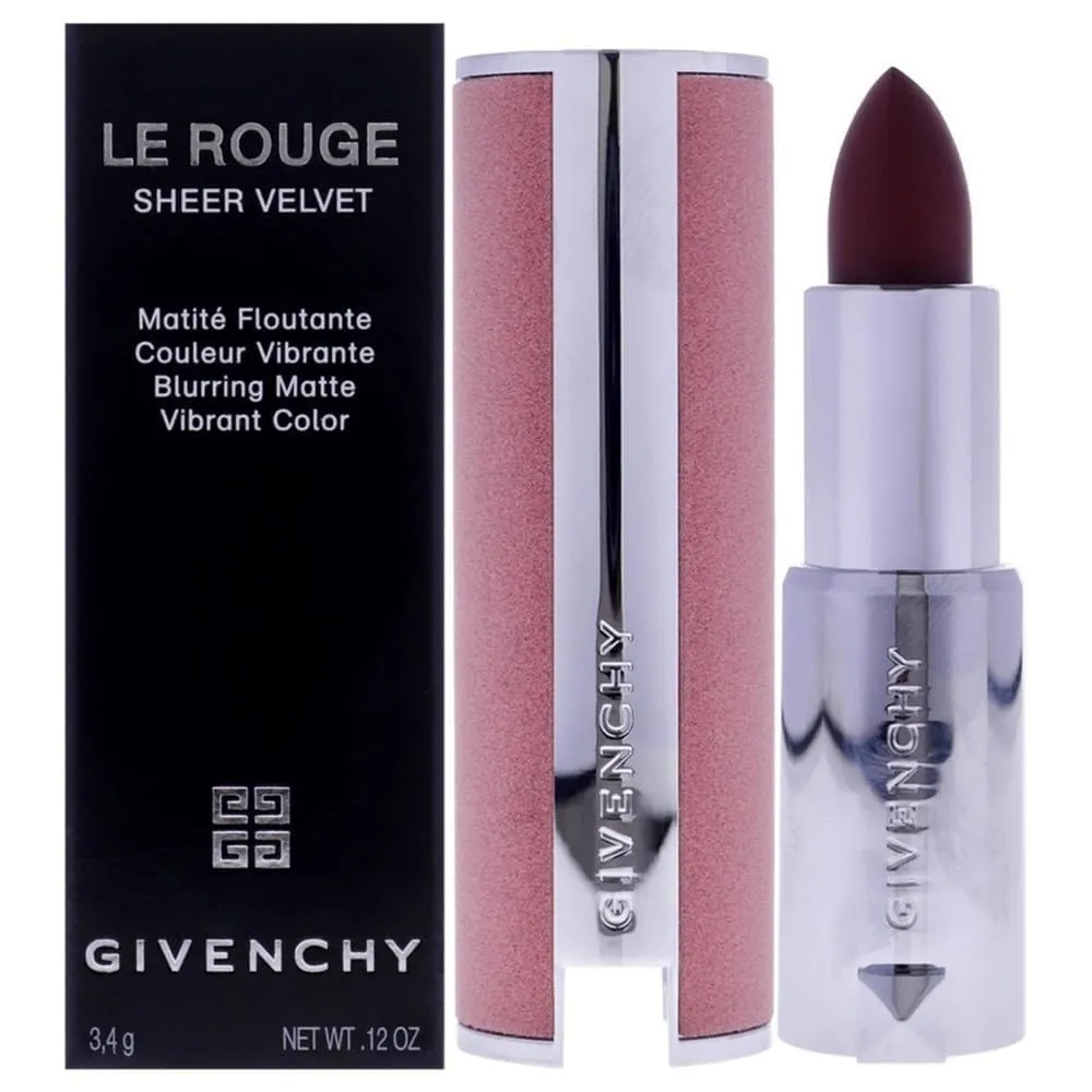 Givenchy Le Rouge Sheer Velvet Matte Lipstick - N17 Rouge Erable for Women - 0.11 oz Lipstick