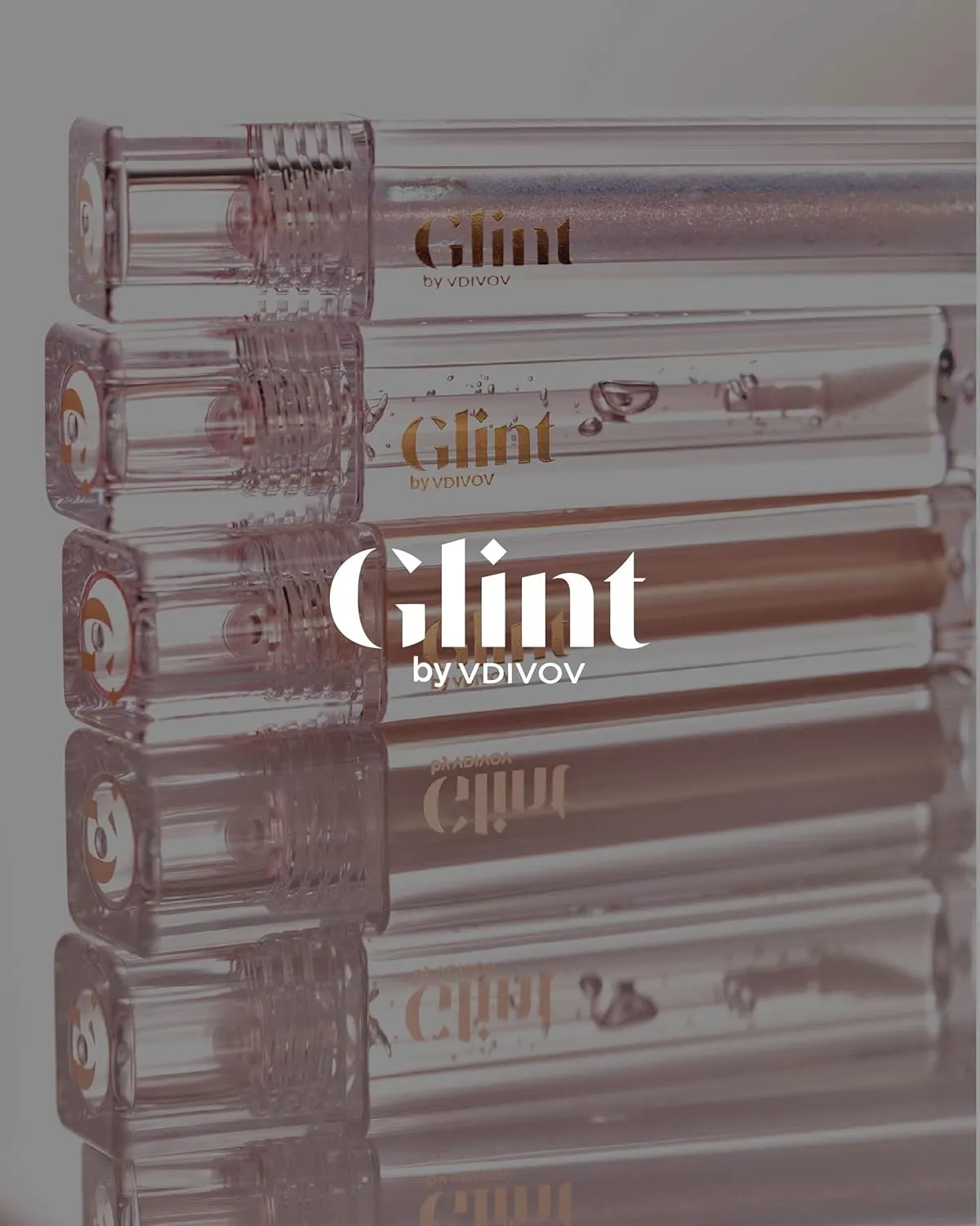 Glint Liquid Gel Highlighter (Dewy Moon, 0.1oz) - Multi-Use Face & Body Gloss for Smooth Glow, Long-Lasting Illuminator Balm for Healthy Radiance. Korean Makeup. Eyes, Cheeks