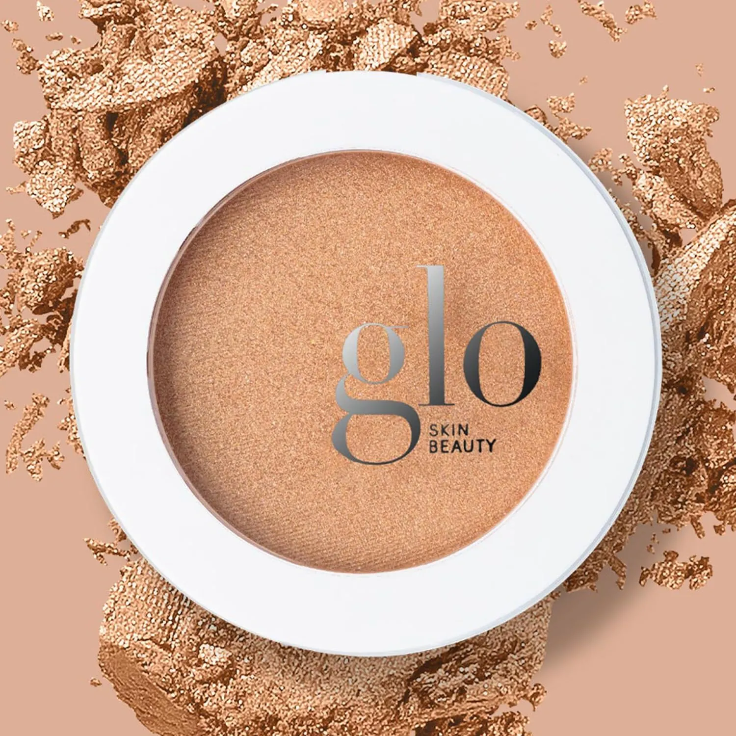 Glo Skin Beauty Skin Glow Powder Highlighter | Clean Mineral Cheek Highlighter | 3 Shimmery Shades, Cognac