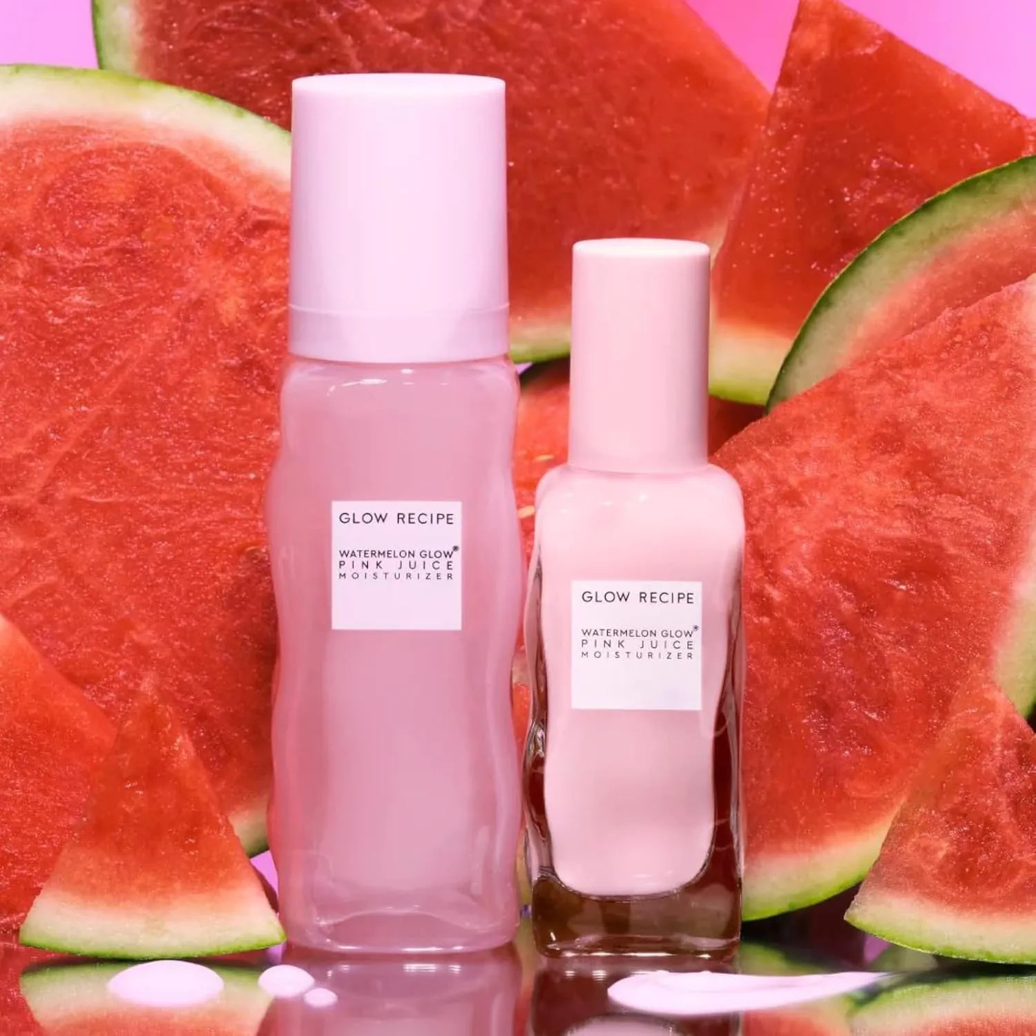 Glow Recipe Refill Pink Juice Water Gel Face Moisturizer for Women, Men & Teens - Hydrating Hyaluronic Acid, Radiance Boosting, Non-Comedogenic, Oil-Free, Lasting Korean Skin Care for Oily Skin, 60ml