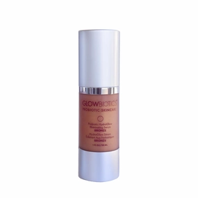 Glowbiotics Probiotic HydraGlow Illuminating Serum Bronze: Hydrating Dew Drops for Radiant Skin, Illuminating Glow Enhancer with Hyaluronic Acid and Probiotics, 1 Fl Oz