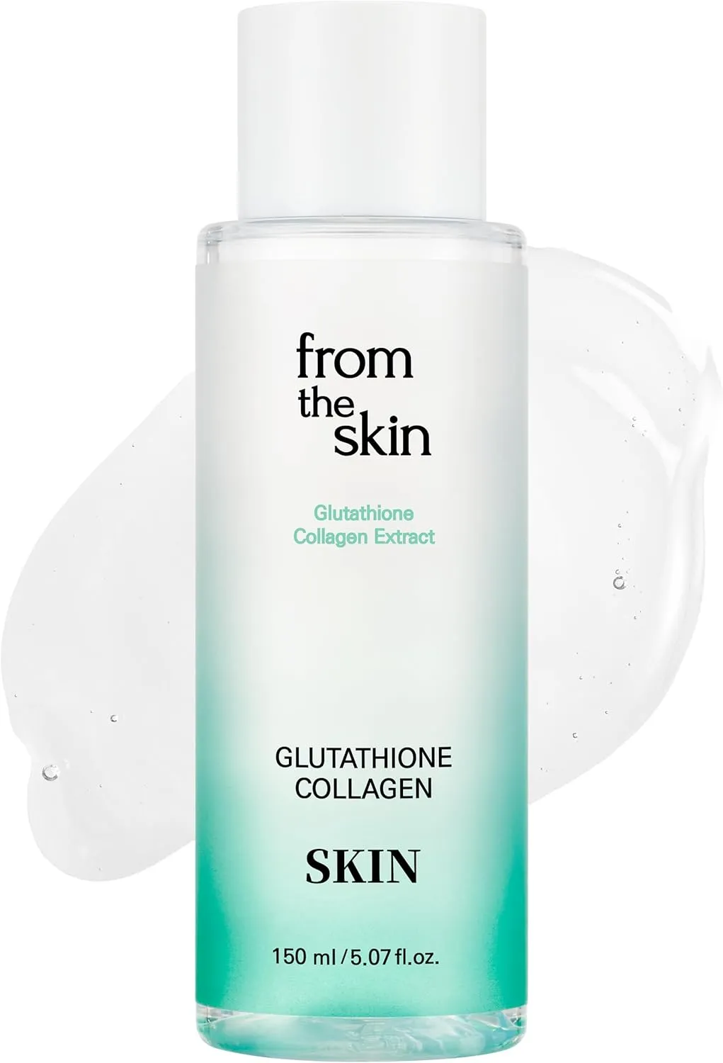 Glutathione Collagen Skin - Face Water Essence Toner, Evens Skin Tone, Refreshing, Nourishing, Fast-Absorbing for Smooth, Hydrated Sensitive Skin, 5.3 fl.oz.