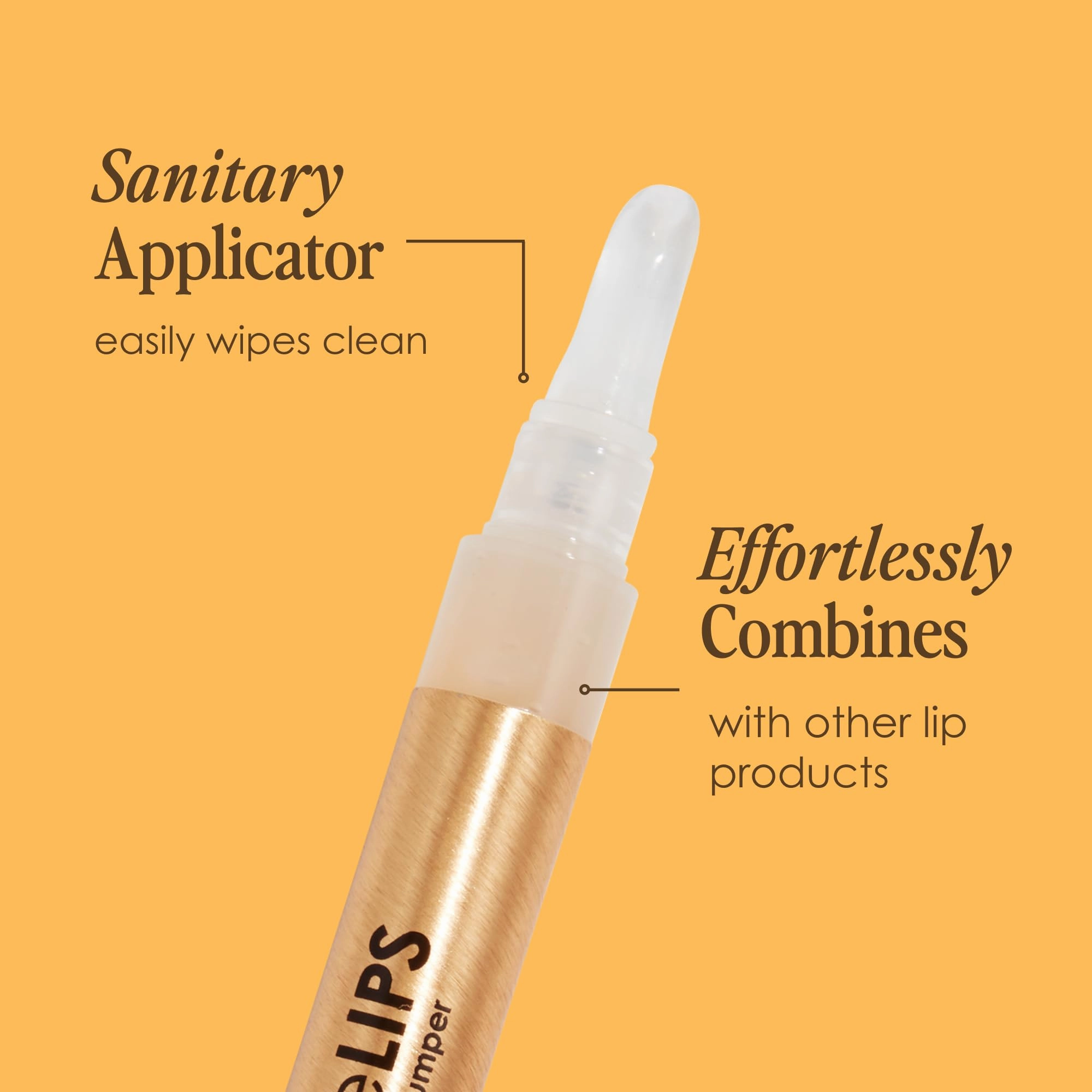 Grande Cosmetics GrandeLIP Plumper Hydrating Lip Plumper, Gloss Finish, Toasted Apricot, 0.08 Fl Oz