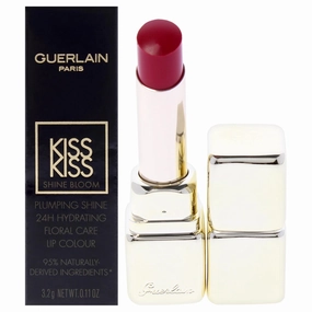 Guerlain Kiss Kiss Shine Bloom Lipstick - 409 Fuchsia Flush for Women - 0.11 oz Lipstick