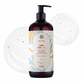HairTry - Feel The NMF – Family Hydrating Shampoo for Scalp and Hair – With Polyplant Moisturizing Complex, Panthenol, and NMF – Net 17.59 Fl. Oz/ 500 ml