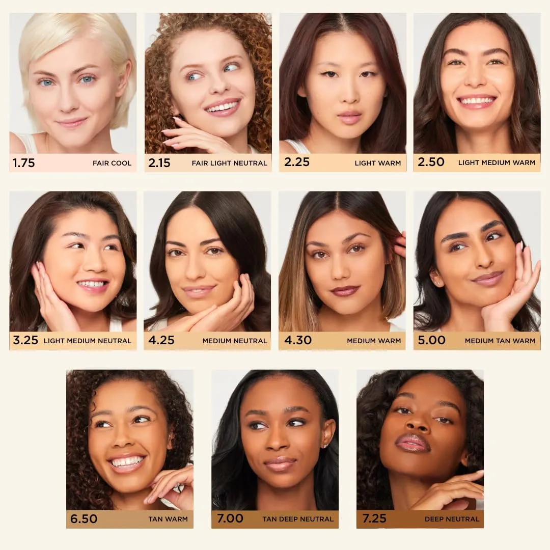 HALEYS Re-set Full Coverage Matte Foundation, VEGAN   CRUELTY-FREE, Oil-Free Liquid Foundation with Double-Dose Pigments for Long-Lasting, Smooth, Natural Finish for Sensitive, Acne-Prone Skin (4.3)