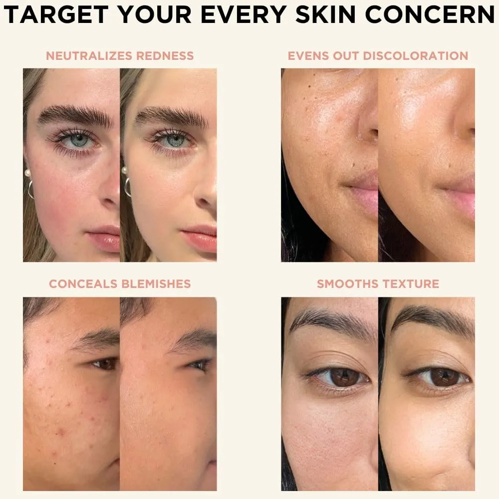 HALEYS Re-set Full Coverage Matte Foundation, VEGAN   CRUELTY-FREE, Oil-Free Liquid Foundation with Double-Dose Pigments for Long-Lasting, Smooth, Natural Finish for Sensitive, Acne-Prone Skin (4.3)