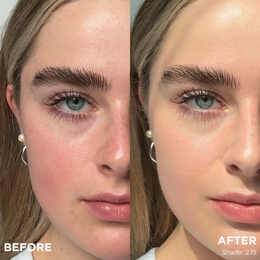 HALEYS Re-form Luminous Skin Foundation, VEGAN   CRUELTY-FREE, Blurs, Conceals, Blendable, Buildable Med-to-Full Coverage, Weightless, Oil-free, All-Day Wear, Hyaluronic Acid, All skin types (7.0)