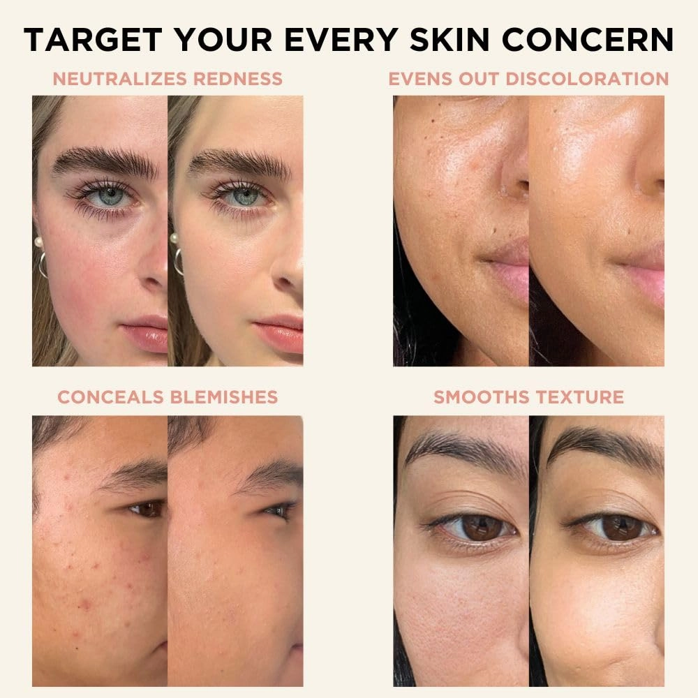 HALEYS Re-form Luminous Skin Foundation, VEGAN   CRUELTY-FREE, Blurs, Conceals, Blendable, Buildable Med-to-Full Coverage, Weightless, Oil-free, All-Day Wear, Hyaluronic Acid, All skin types (7.0)