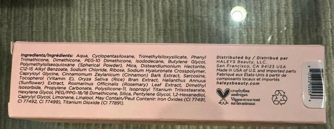 HALEYS Re-form Luminous Skin Foundation, VEGAN   CRUELTY-FREE, Blurs, Conceals, Blendable, Buildable Med-to-Full Coverage, Weightless, Oil-free, All-Day Wear, Hyaluronic Acid, All skin types (7.0)