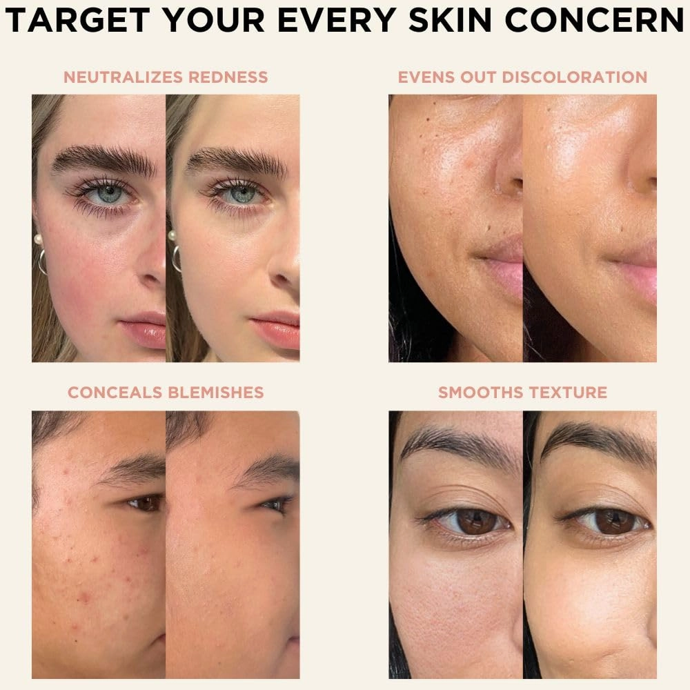 HALEYS Re-set Full Coverage Matte Foundation, VEGAN   CRUELTY-FREE, Oil-Free Liquid Foundation with Double-Dose Pigments for Long-Lasting, Smooth, Natural Finish for Sensitive, Acne-Prone Skin (6.5)