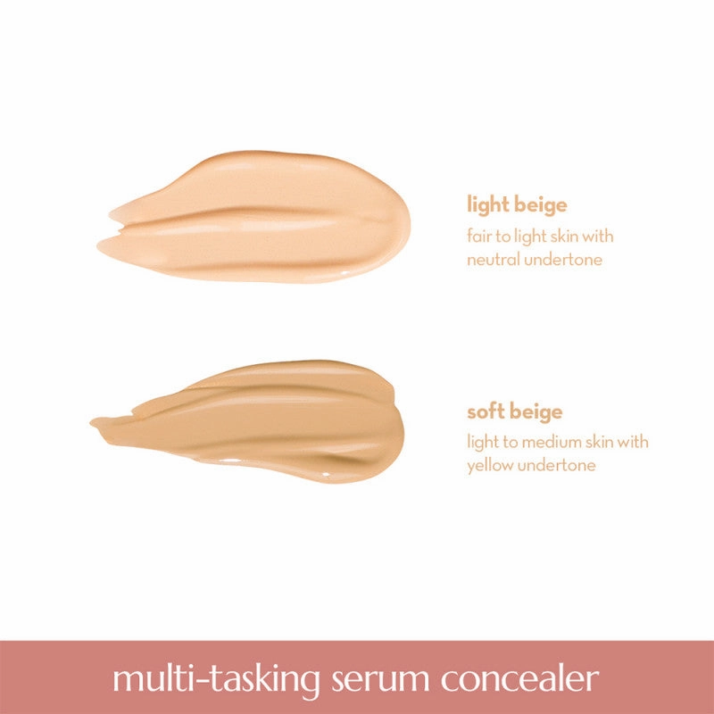 Happy Skin Second Skin Multi-Tasking Serum Concealer in Soft Beige