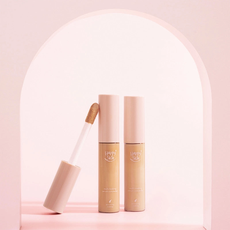 Happy Skin Second Skin Multi-Tasking Serum Concealer in Soft Beige