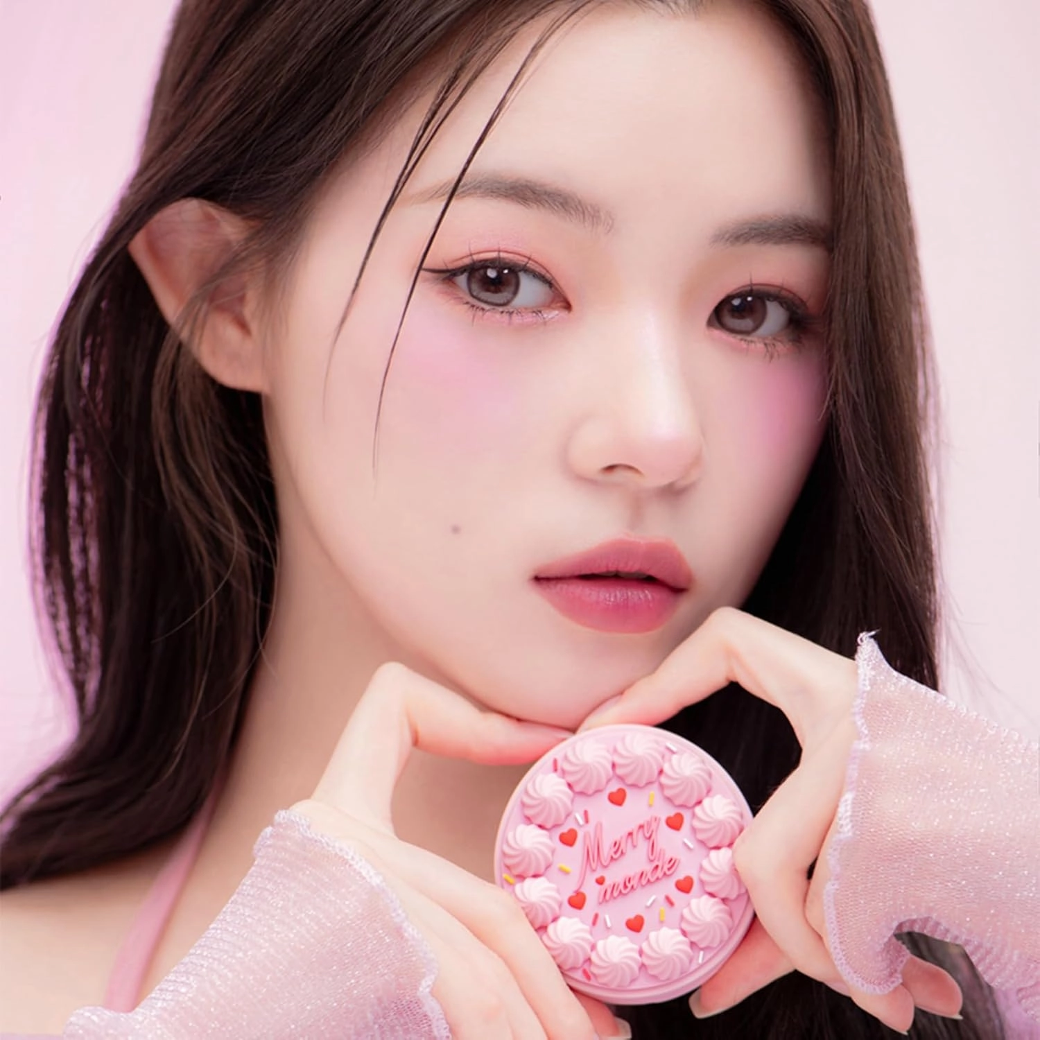 Happy Your Day Cushion, SPF40 PA  , Full Coverage, Pore Blurring, Hydrating Makeup, Korean Cushion Foundation with – Includes Puff & Refill (03 Sand, 1 Count)