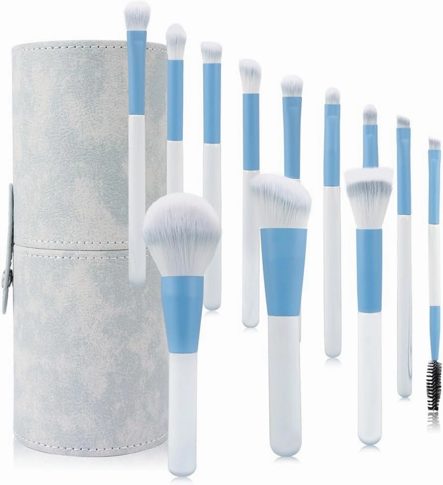 HBJWOV 12 Pieces of Makeup Brush Set Beginner's Full Set of Soft Hair Powder Eye Shadow Beauty Brush Makeup Tools