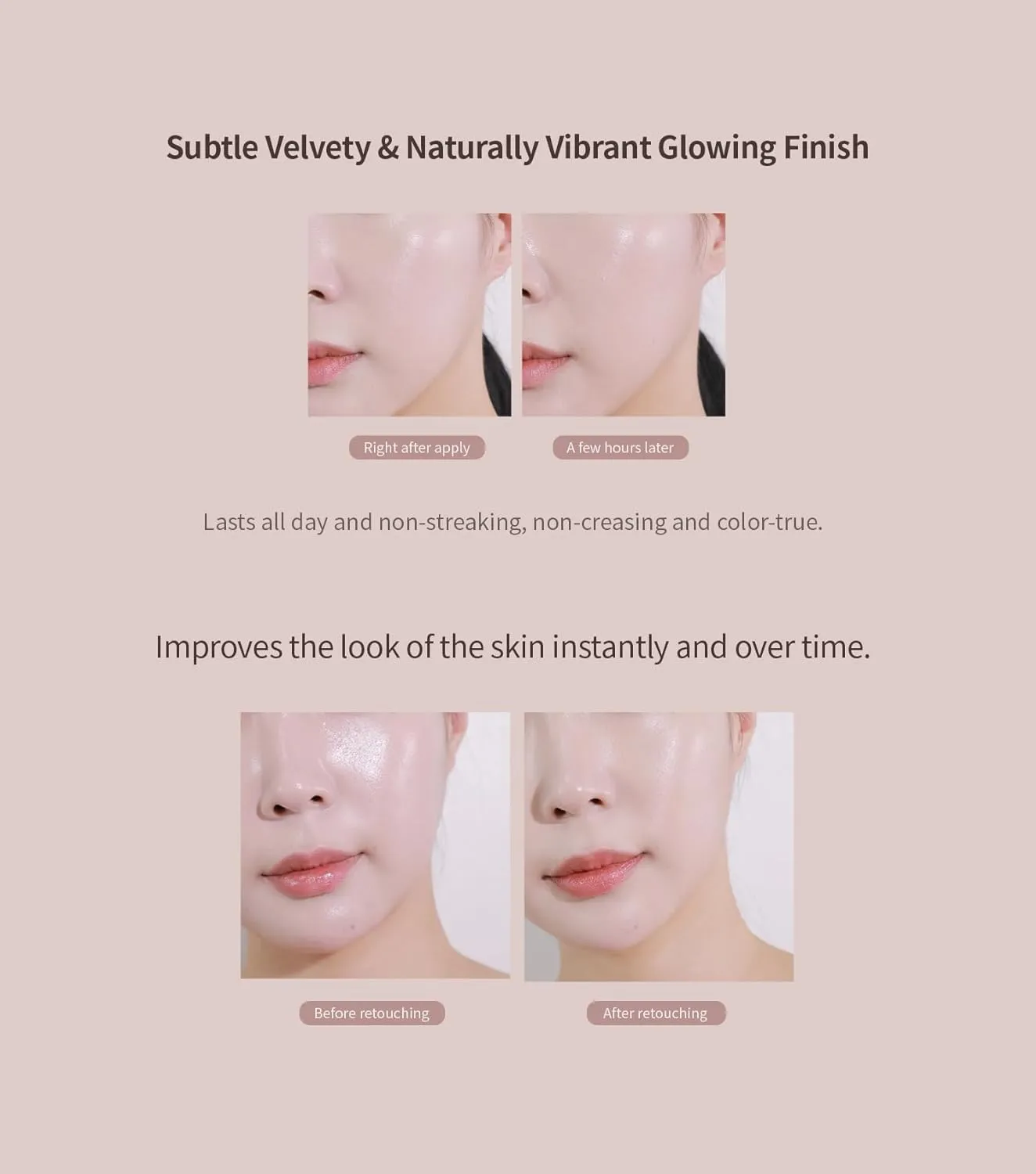 Heart Percent Dote on Mood Layer Cushion SPF 50 /PA    with Refill, Satin Glow Silky Flawless Finish Full Coverage Advanced Skincare Foundation (#21Y)