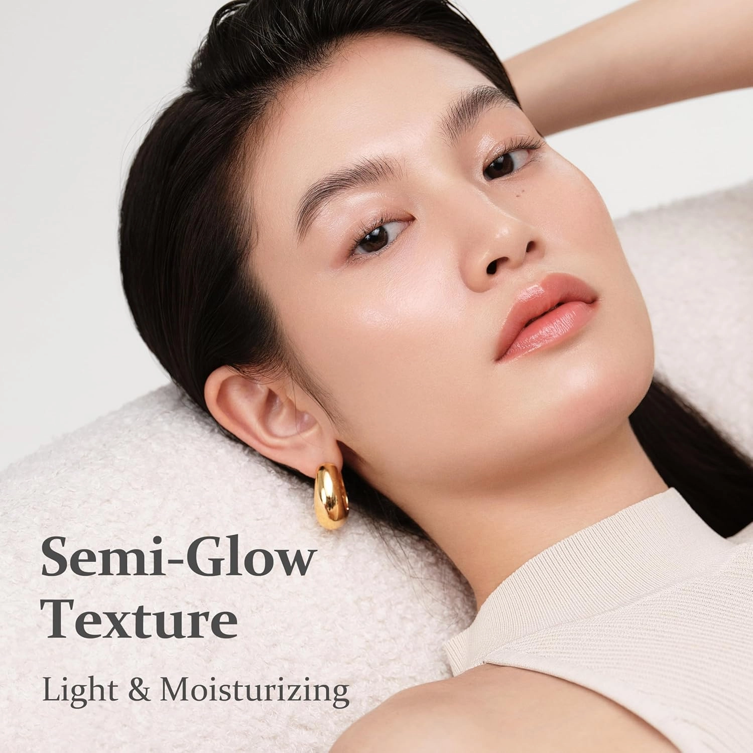 hince Second Skin Glow Cushion-12g | Skin Foundation dewy, glow, long-lasting, classy, clean beauty, lightweight, natural look,refreshing, moisturizing, slim fitting texture (IVORY, 21)