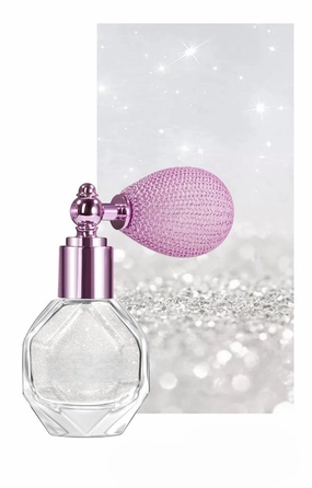 Holographic Body Spray – Party Glow, Transfer-Resistant, Vegan Formula - Body Highlighter Mist with Refillable Airless Bottle (#01 MOONSTONE)