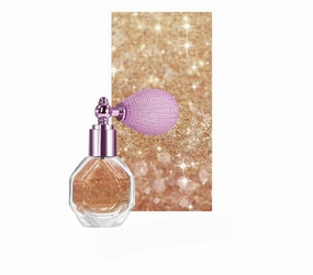 Holographic Body Spray – Party Glow, Transfer-Resistant, Vegan Formula - Body Highlighter Mist with Refillable Airless Bottle (#05 GOLD)