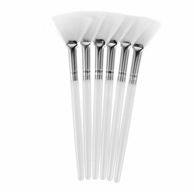 Housoutil 12pcs Ergonomic Facial Mask Brushes for Skin Treatment Precision Applicator for Makeup Supplies for Smooth Coverage and Waste Reduction
