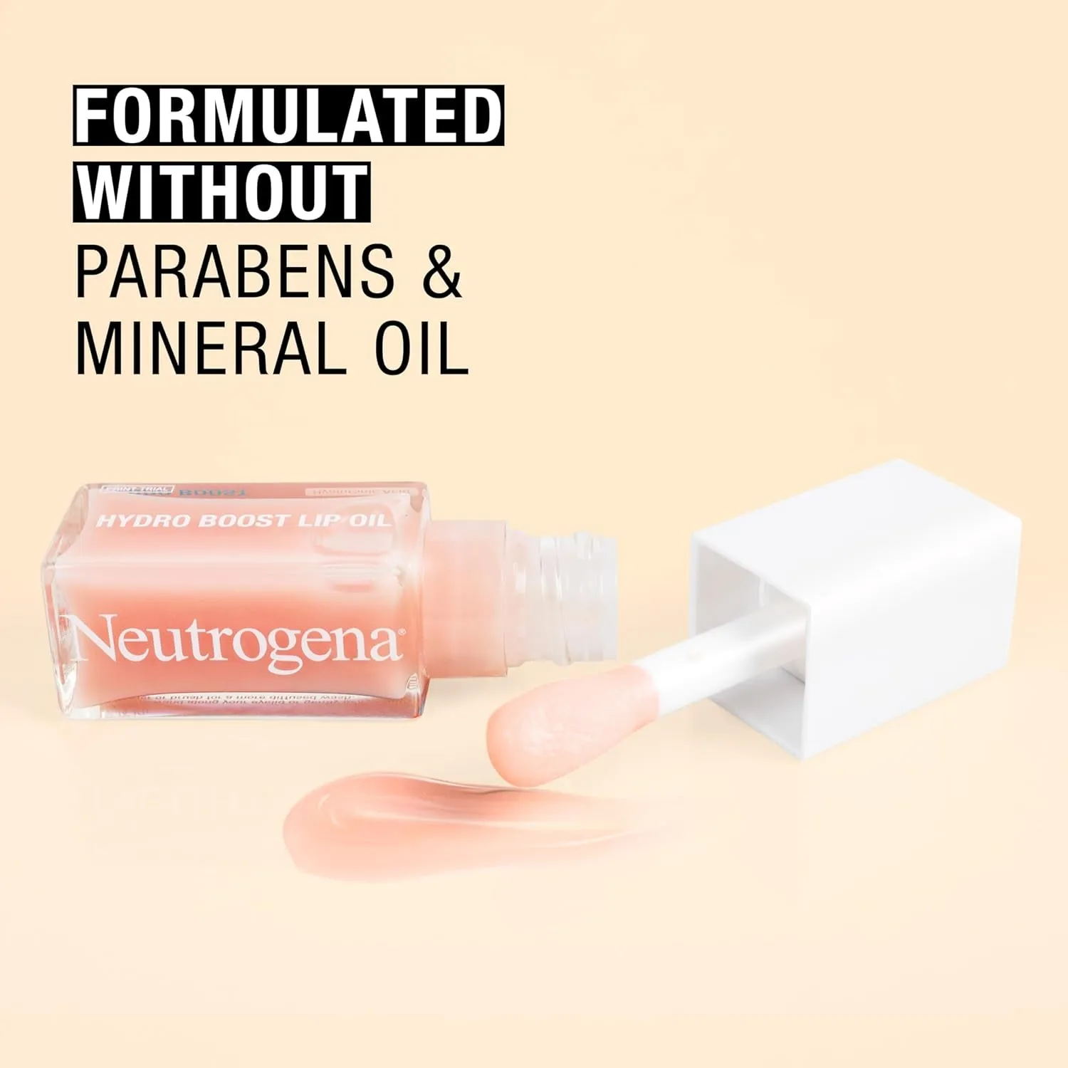 Hydro Boost Tinted Lip Oil with Hyaluronic Acid, Glossy Lip Oil Designed to Hydrate & Nourish Lips While Bringing Out Their Natural Color, Light Pink, .2 Oz