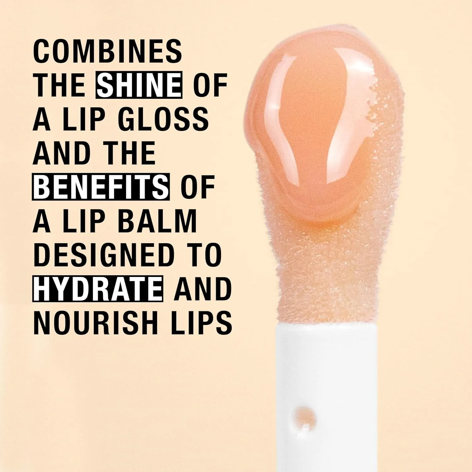 Hydro Boost Tinted Lip Oil with Hyaluronic Acid, Glossy Lip Oil Designed to Hydrate & Nourish Lips While Bringing Out Their Natural Color, Light Pink, .2 Oz