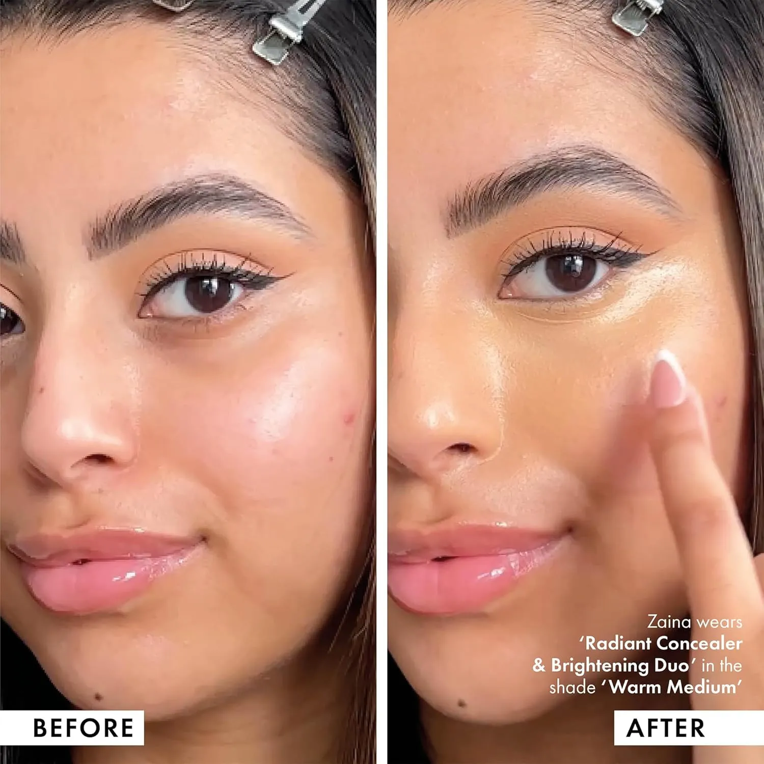 ICONIC LONDON Radiant Concealer & Brightening Duo | Creamy Liquid   Brightening Crayon Dual Ended Concealer, Cruelty Free, Vegan Makeup