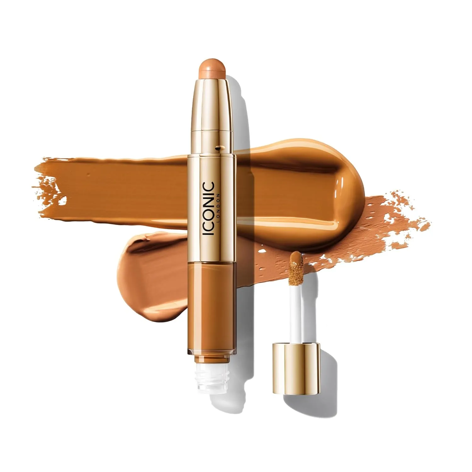 ICONIC LONDON Radiant Concealer & Brightening Duo | Creamy Liquid   Brightening Crayon Dual Ended Concealer, Cruelty Free, Vegan Makeup