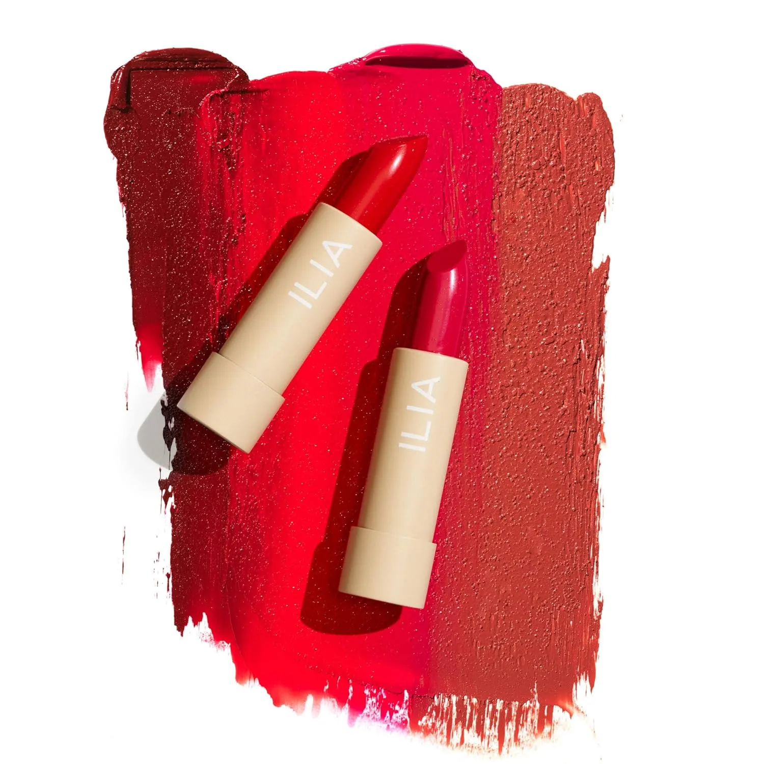 ILIA - Color Block Lipstick | Non-Toxic, Vegan, Cruelty-Free, Hydrating   Long Lasting, No Budge Color with Full Coverage (Knockout (Bold Magenta With Cool Undertones), 0.14 oz | 4 g)