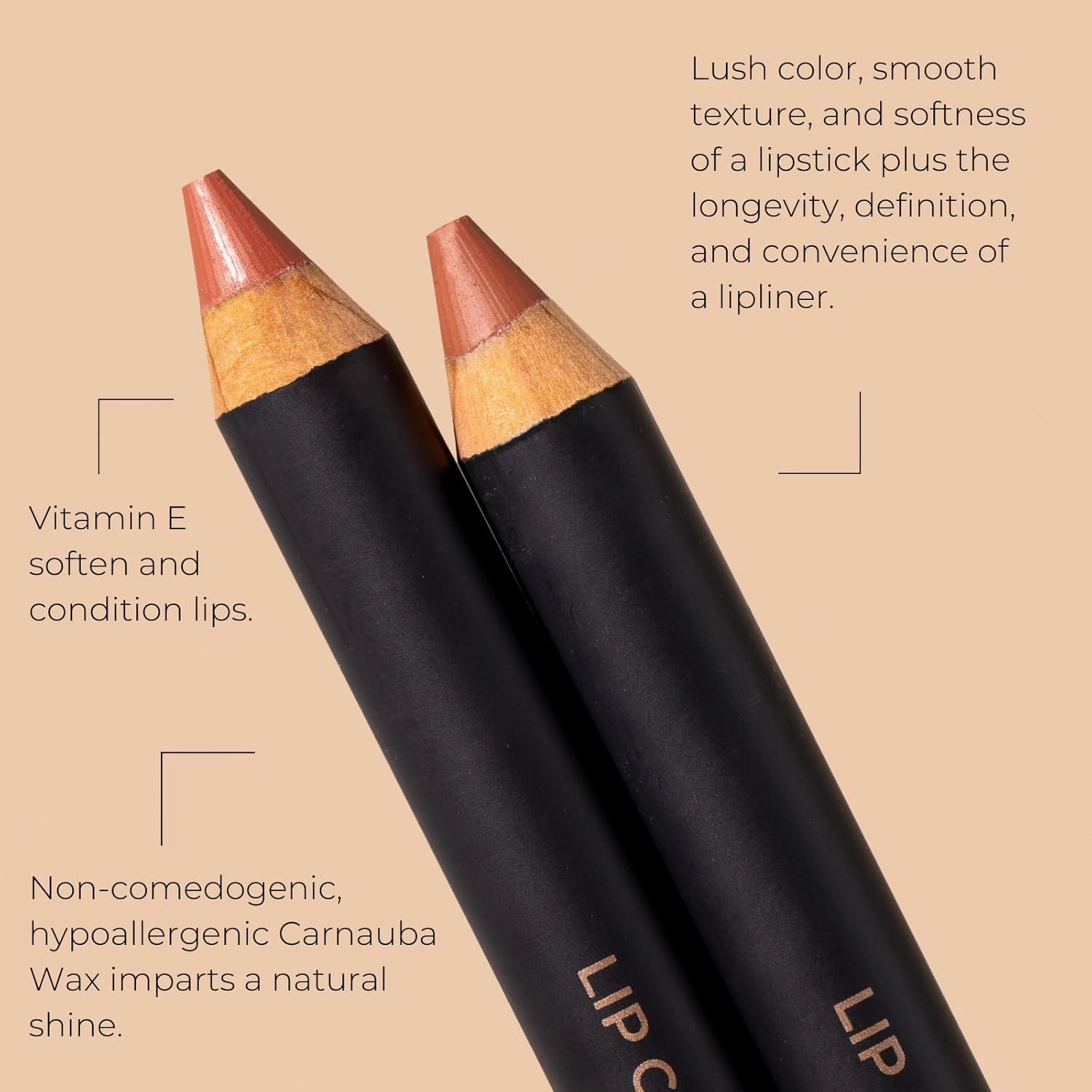 INIKA Organic Long Lasting Lipstick Crayon with Vegan Lipstick and Organic Lip Liner, Hypoallergenic, Cruelty-Free, Matte Finish, Enriched with Vitamin E and Coconut Oil, Deep Plum, 3 g
