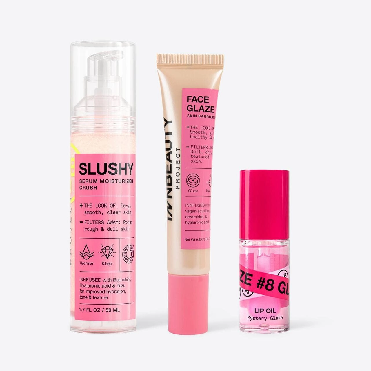 INNBeauty Project Glazed & Dewy - 3 Pc Bundle