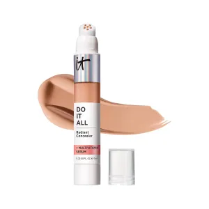 IT Cosmetics Do It All Radiant Concealer ­­– Makeup Concealer – Hydrate & Brighten – Creaseless Medium Coverage & Radiant Finish ­­– Niacinamide & Hyaluronic Acid - 0.2 Fl Oz