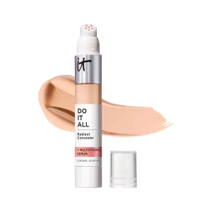 IT Cosmetics Do It All Radiant Concealer ­­– Makeup Concealer – Hydrate & Brighten – Creaseless Medium Coverage & Radiant Finish ­­– Niacinamide & Hyaluronic Acid - 0.2 Fl Oz
