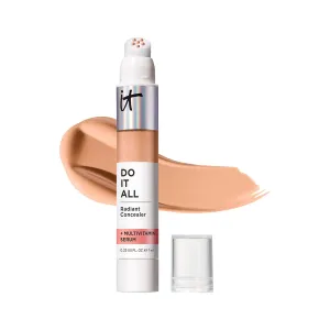 IT Cosmetics Do It All Radiant Concealer ­­– Makeup Concealer – Hydrate & Brighten – Creaseless Medium Coverage & Radiant Finish ­­– Niacinamide & Hyaluronic Acid - 0.2 Fl Oz