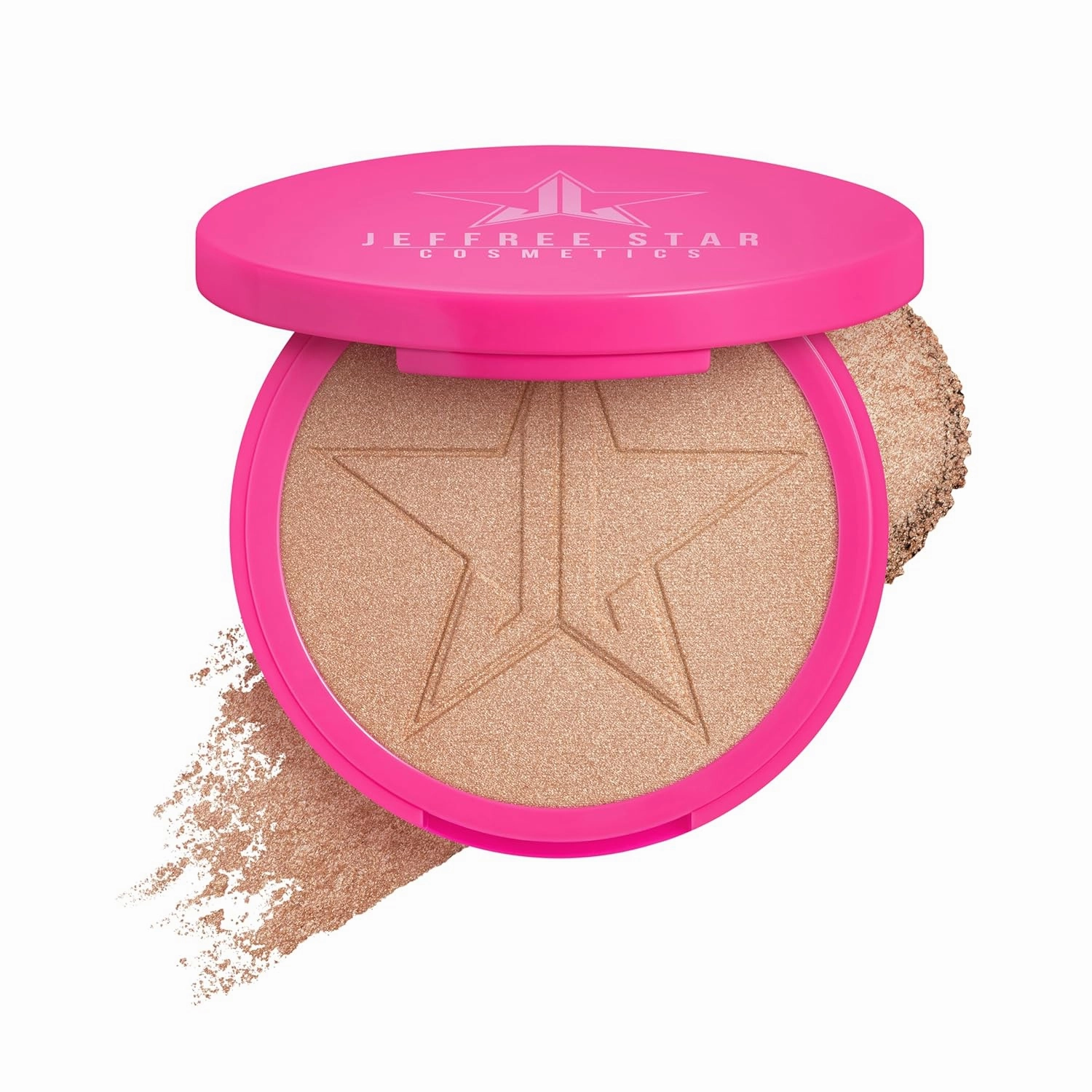 Jeffree Star Cosmetics Skin Frost Highlighter, 5 Shades, Luminous Shimmer Powder, 0.56 oz (Siberian Gold)
