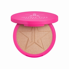 Jeffree Star Cosmetics Skin Frost Highlighter, 5 Shades, Luminous Shimmer Powder, 0.56 oz (Siberian Gold)