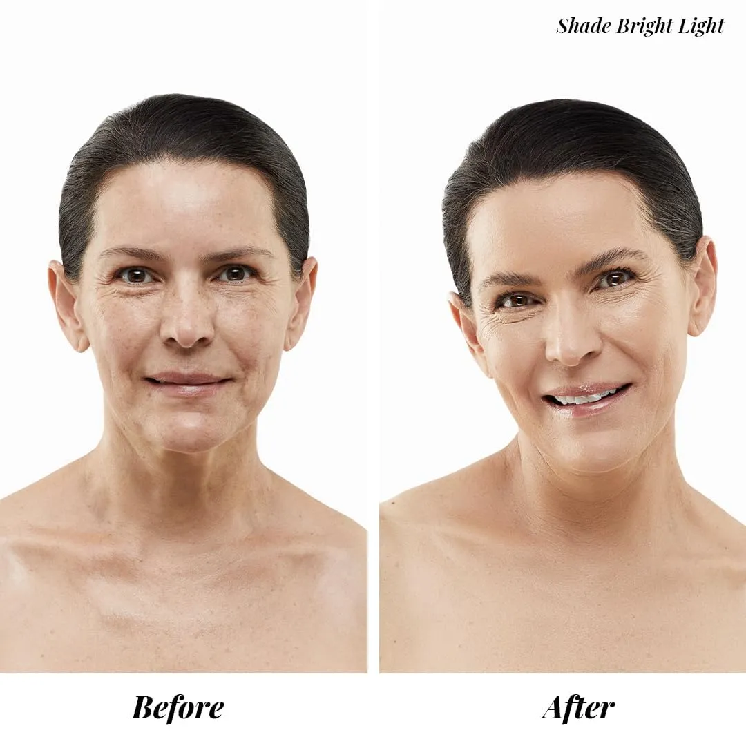Jerome Alexander Airbrush Foundation Ultra Hydrating, Spray Foundation Makeup with 2x the Active Ingredients, Ultra-Light, Buildable, Full Coverage Formula (Warm Medium)