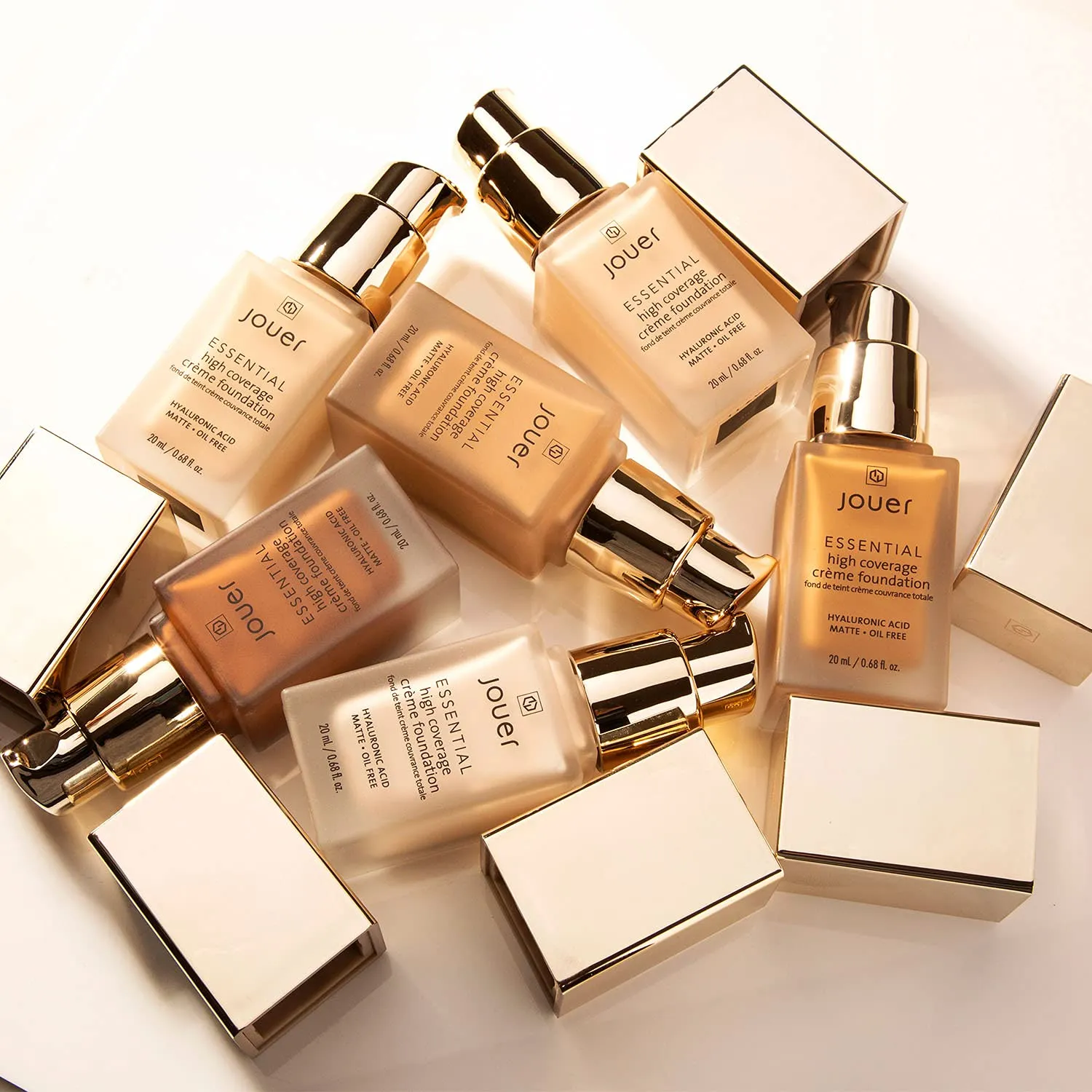 Jouer Essential High Coverage Crème Foundation | Men & Women | Available in 50 Shades for All Skin Tones | Healthy Ingredients | Paraben, Gluten & Cruelty Free | Vegan Friendly,Espresso -deep skin with warm undertones