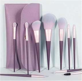 JSEIAJB 10 Piece Set of Makeup Brushes, Beginner's Complete Set of Makeup Brushes