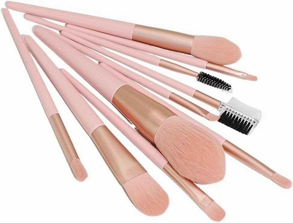 JSEIAJB Makeup Brush Set 10 Pieces of, Full Set of Loose Powder Eye Shadow Dressing and Beauty Brush Tools