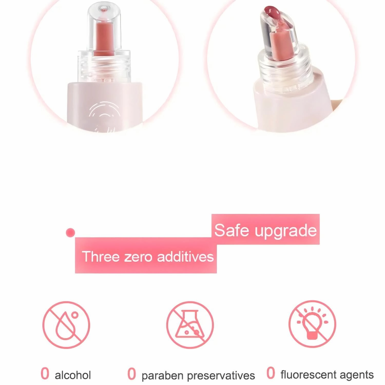 Judy-Dolll Sweety Lip Jelly Lip Glossr Clear,Hydrating Lip Gloss,Moisturizing Nonstick Tinted Gloss Lip Oil (C05 Cool Pink Orange, 0.35 Fl Oz)