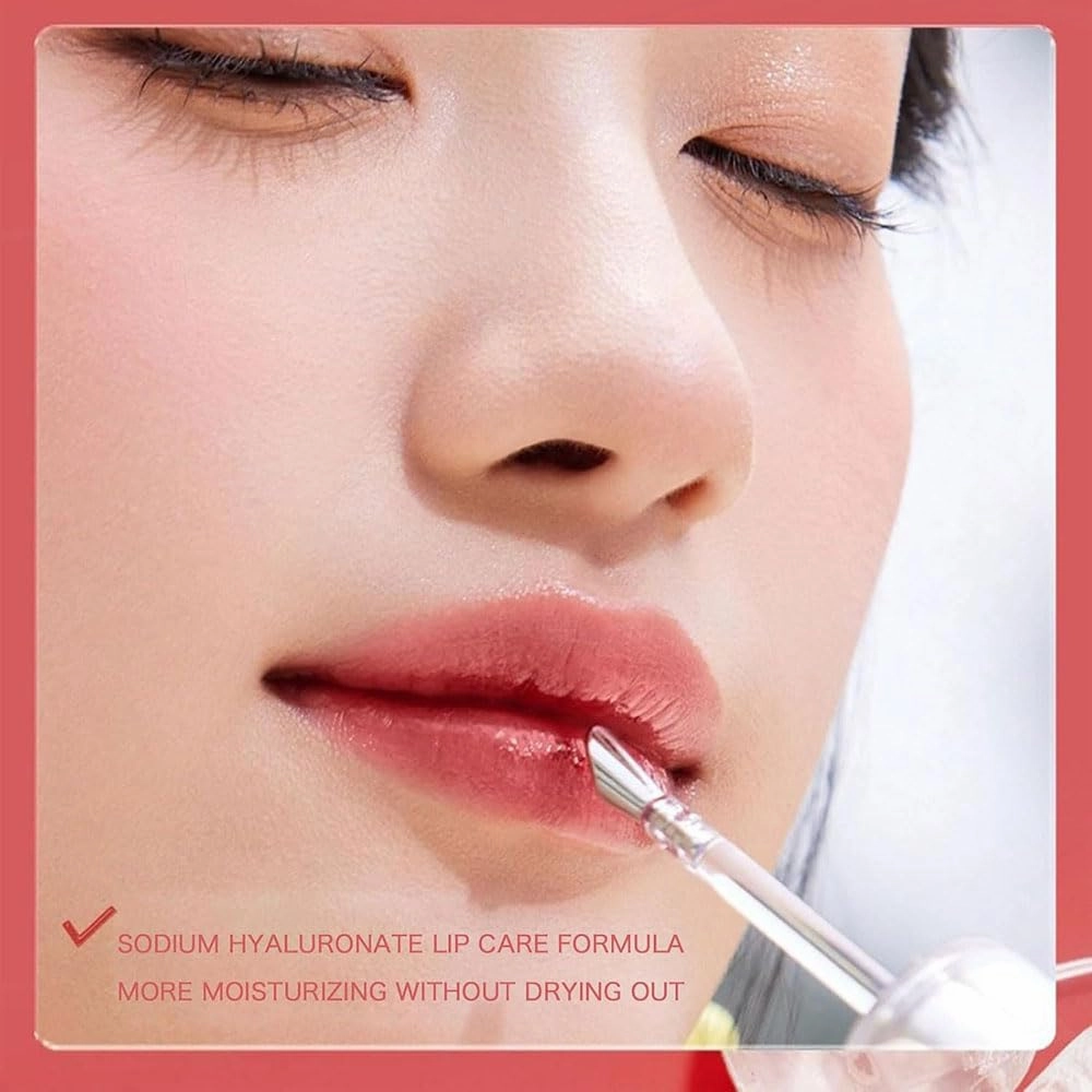 Judydolll Ice Watery Lip Gloss, Ice Iron Tinted Lip Tint, Jelly Hydrating Lip Gloss, Long-Lasting Lightweight Lip Tint (#05)