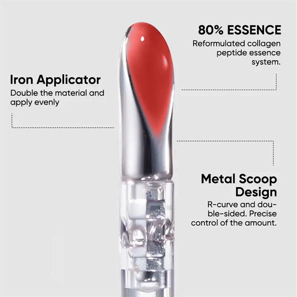 Judydolll Ice Watery Lip Gloss, Ice Iron Tinted Lip Tint, Jelly Hydrating Lip Gloss, Long-Lasting Lightweight Lip Tint (#05)