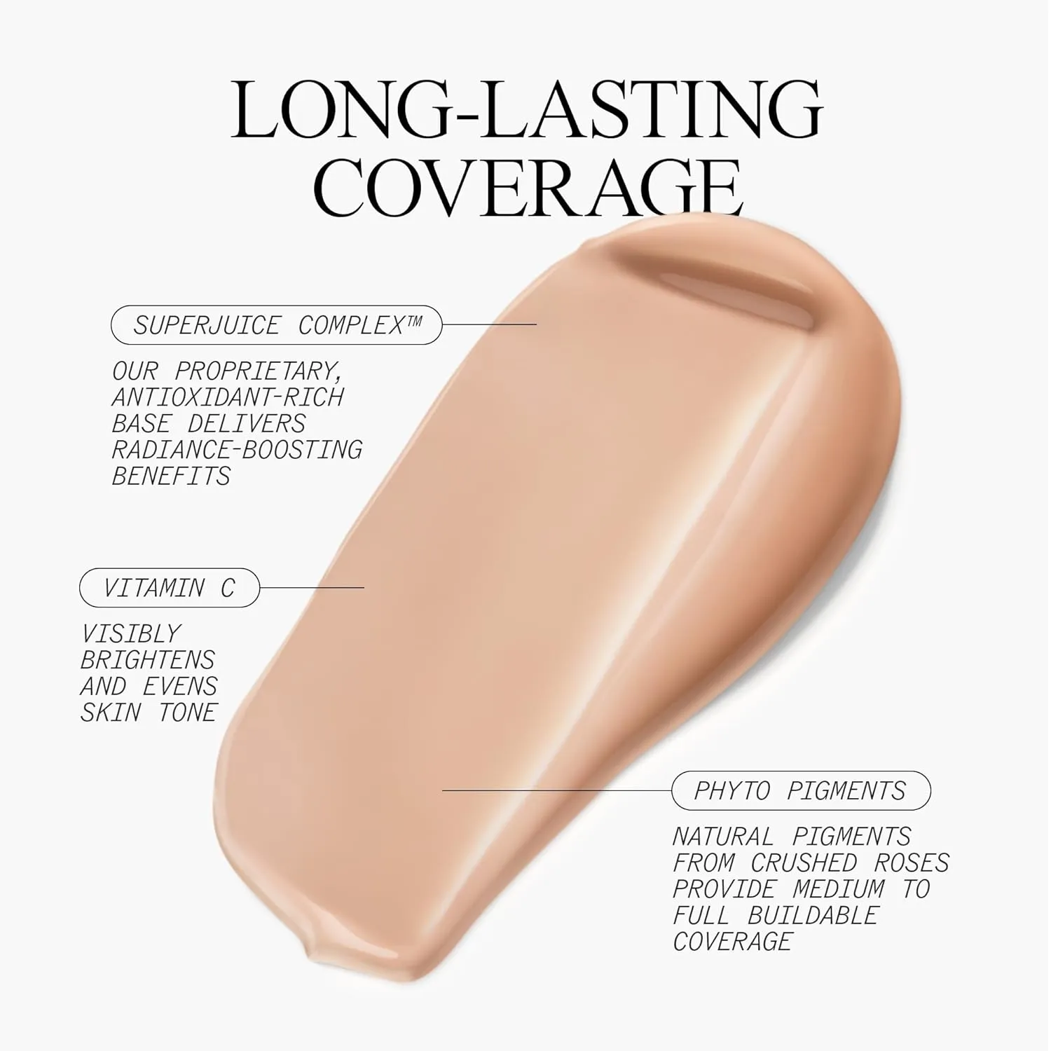 Juice Beauty Phyto-Pigments Flawless Serum Foundation - 20 Golden Tan - 30 mL - Medium-to-Full, Long-Lasting Coverage - Reduces Look of Wrinkles   Pores - Vegan, Cruelty Free