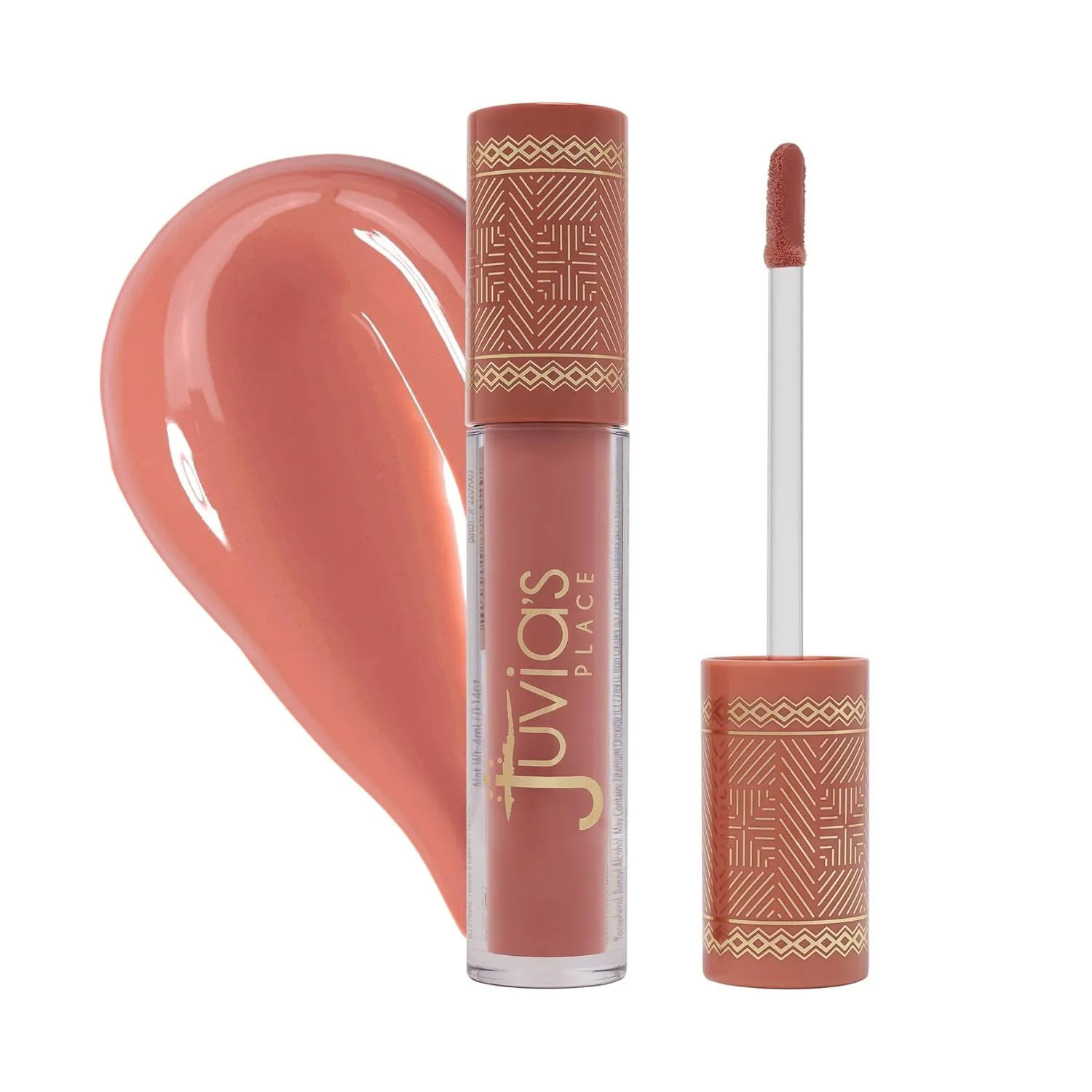 Juvia's Place Coffee Shop Lip Gloss - Butterscotch - Hydrating Butter Lip Gloss for Women, Long-Lasting Shine, Moisturizing Glass-like Finish, Plumping Non-sticky Lip Gloss, Suitable for every vibe