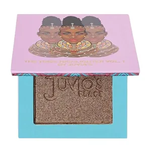 Juvia's Place - Tribe Highlighter Vol. 1 - Glow Highlighter Face Makeup Powder - Shimmering Glow Finish perfect for cheekbones, Radiant Mineral Shimmer, Illuminating Powder