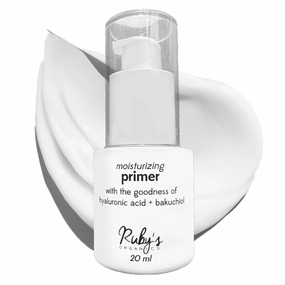JVNX Primer for Face Makeup- Infused with Hyaluronic and Bakuchiol, Moisturizing, Hydrating, Non-Greasy, Lightweight, Minimise Pores and Fine Lines, All Skin Type, Vegan - 20ml